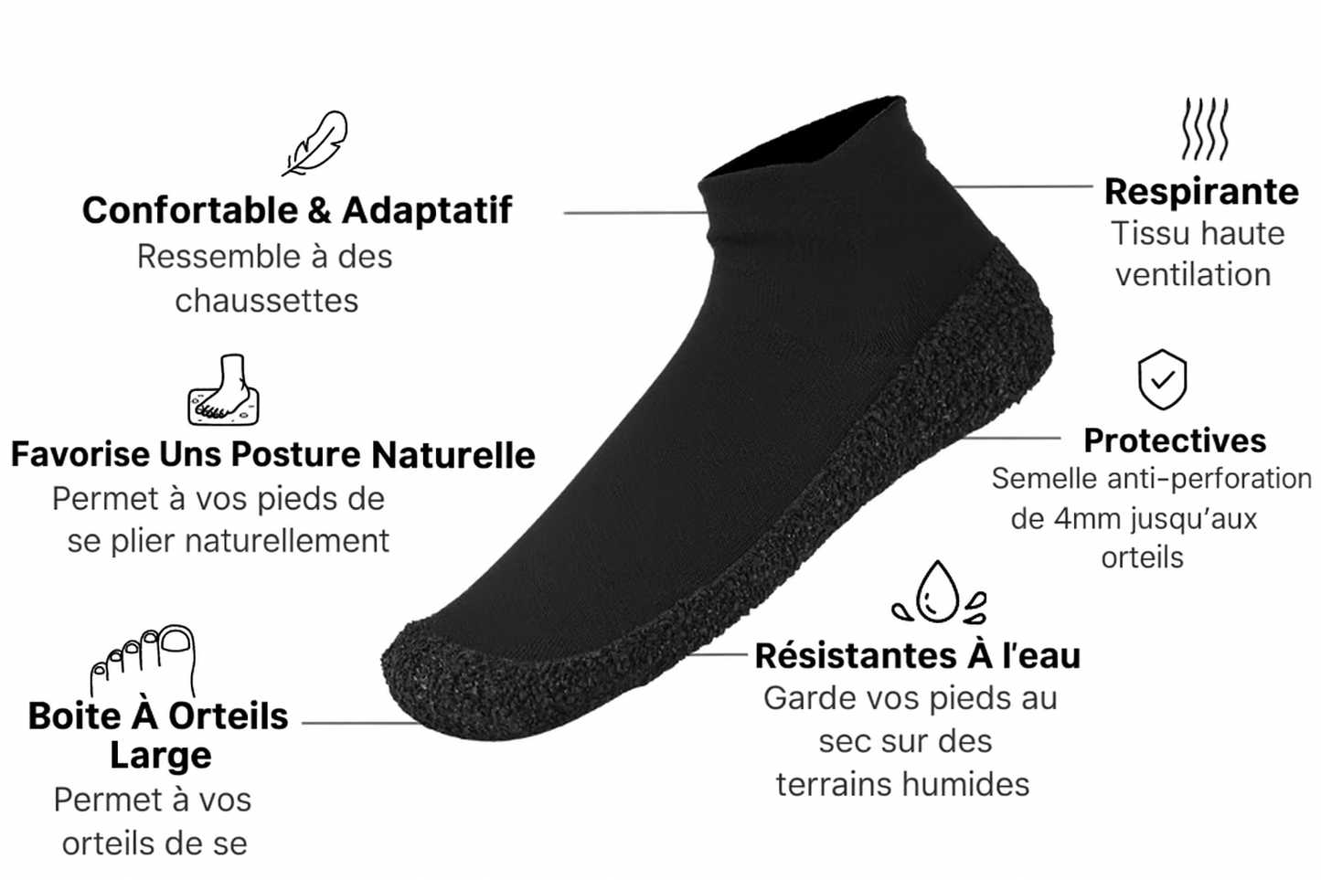 Chaussures chaussettes DSIMA™