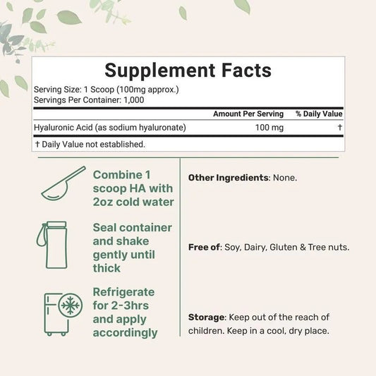 Purevia® Hyaluronic Acid Powder