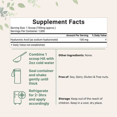 Purevia® Hyaluronic Acid Powder