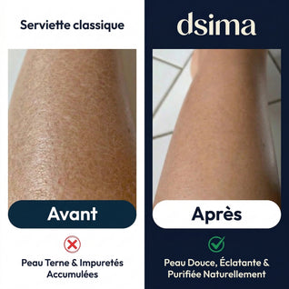 Serviette Exfoliante Japonaise | Peau Douce & Radieuse