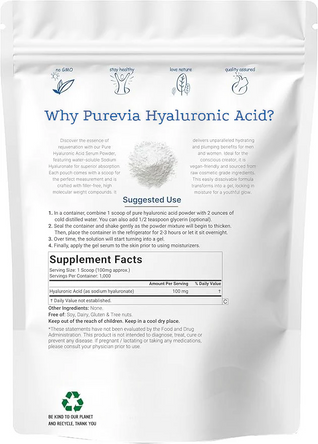 Purevia® Hyaluronic Acid Powder