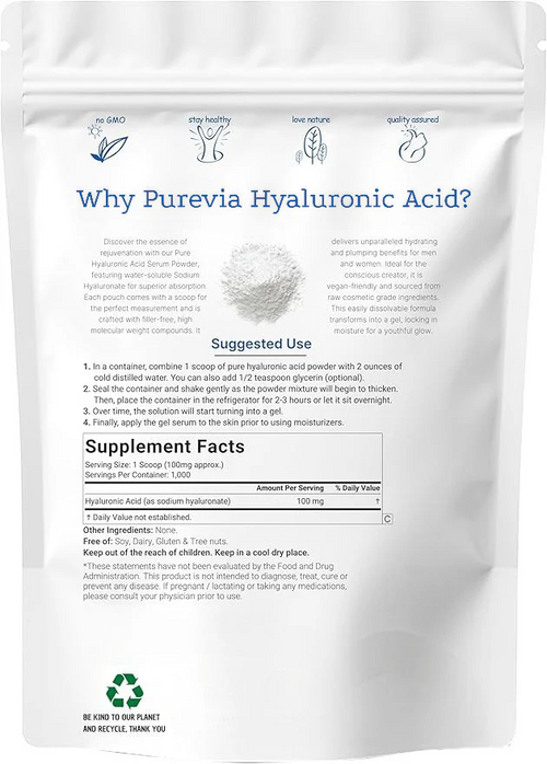Purevia® Hyaluronic Acid Powder
