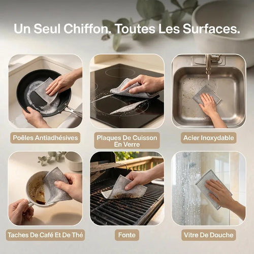 LuxScrub™ L'éponge qui ne raye pas (et ne pue jamais)
