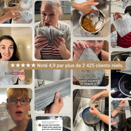 LuxScrub™ L'éponge qui ne raye pas (et ne pue jamais)