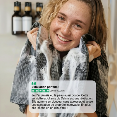Serviette Exfoliante Japonaise | Peau Douce & Radieuse