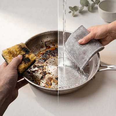 LuxScrub™ L'éponge qui ne raye pas (et ne pue jamais)